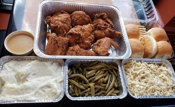 Fried Chicken Dinner Drive Thru