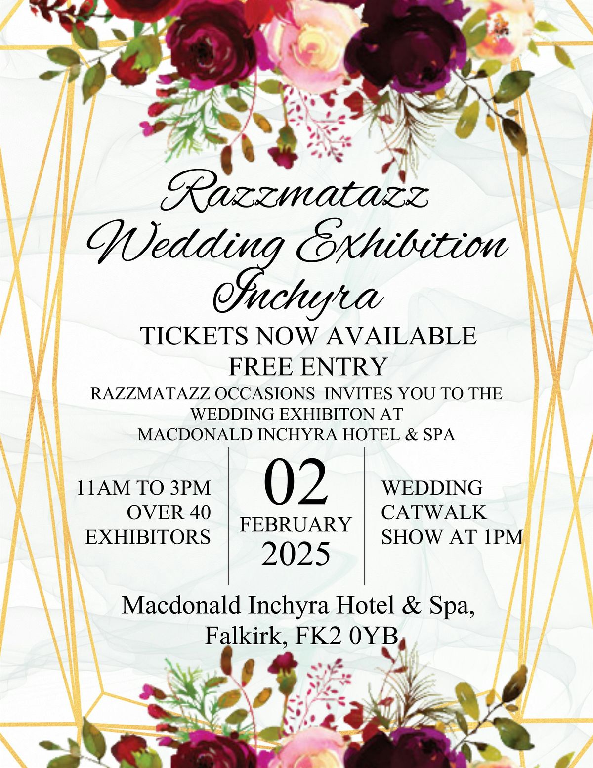 Razzmatazz Wedding Exhibition - Inchyra