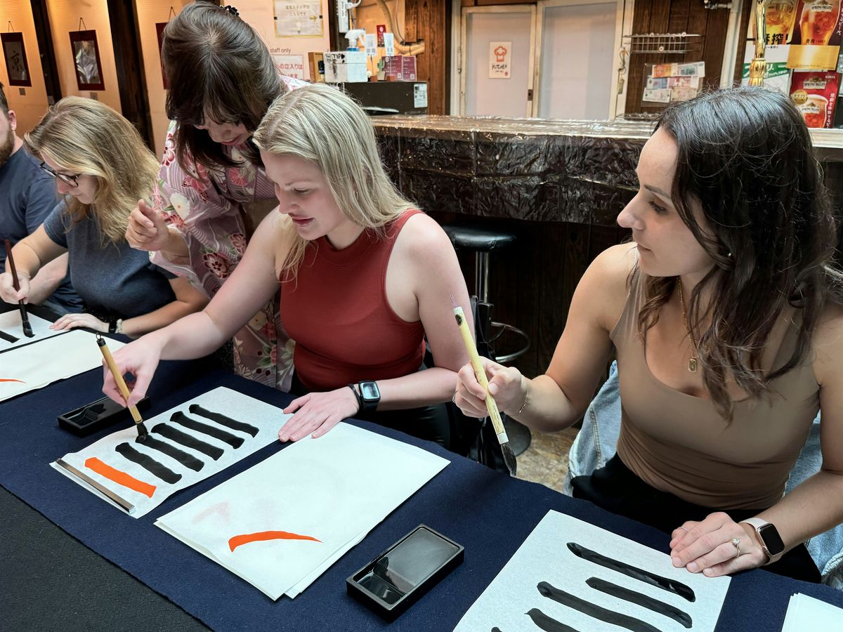 Calligraphy 1 hour class @ the heart of Kyoto