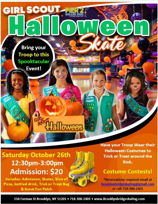 Girl Scout Halloween Skate Party