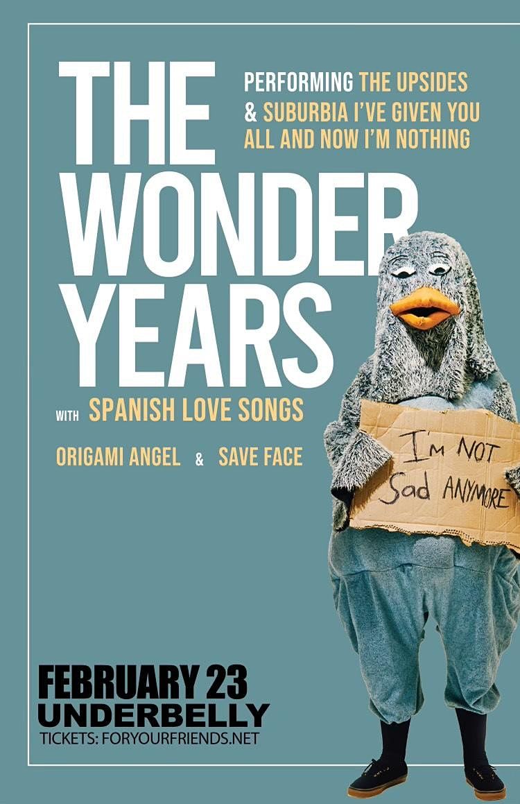 THE WONDER YEARS PERFORMING 'UPSIDES' AND 'SUBURBIA' W\/ SPANISH LOVE SONGS,