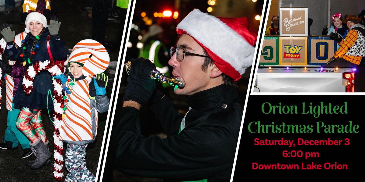 Orion Lighted Christmas Parade Entrant 2022, Lake Orion, 3 December 2022