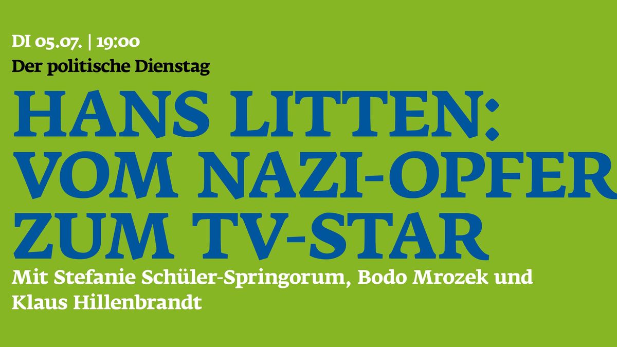 Hans Litten: Vom Nazi-Opfer zum TV-Star | Der Politische Dienstag