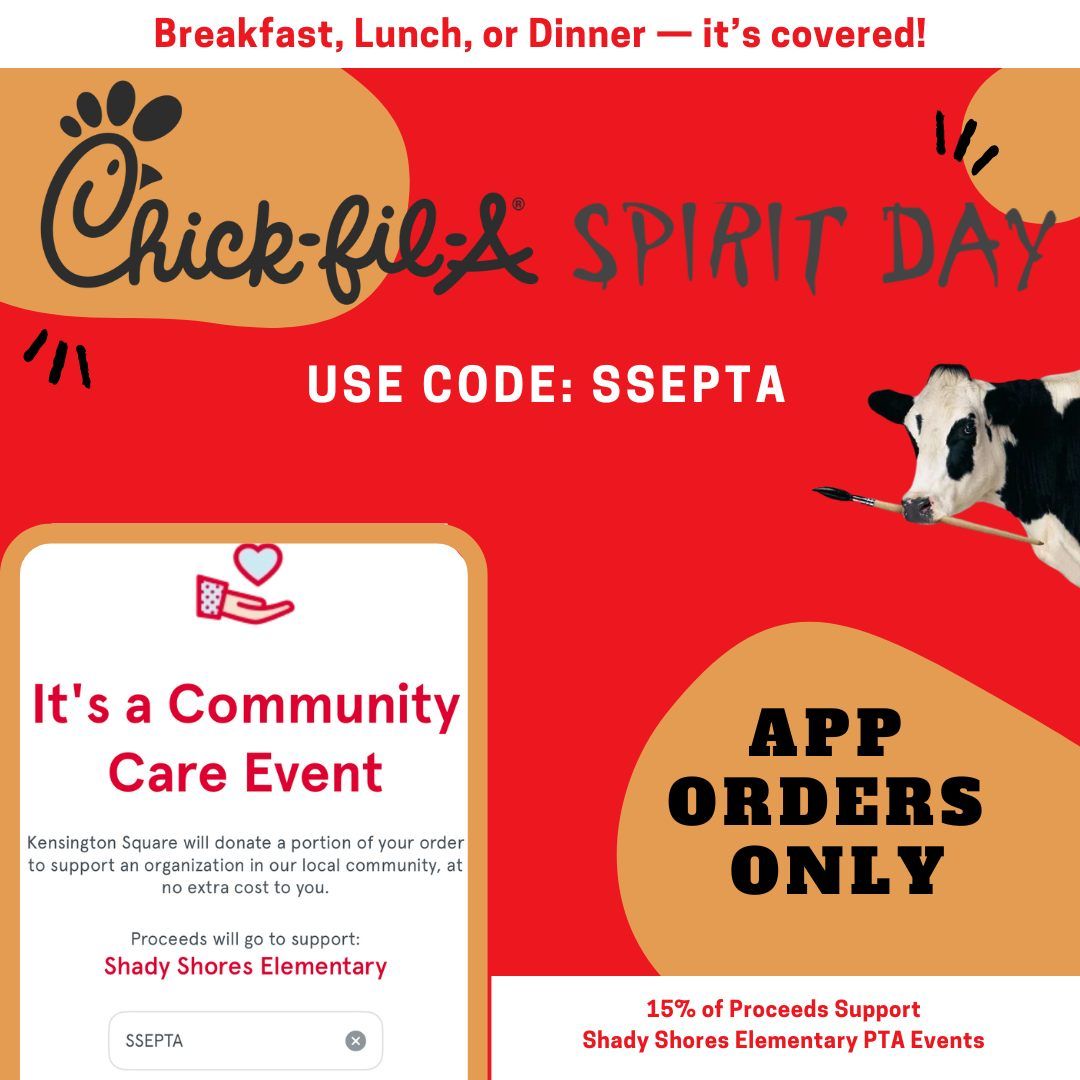 SSE Spirit Day at Chick-fil-A 