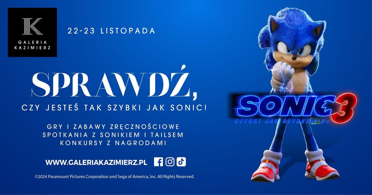 SONIC w Galerii Kazimierz!