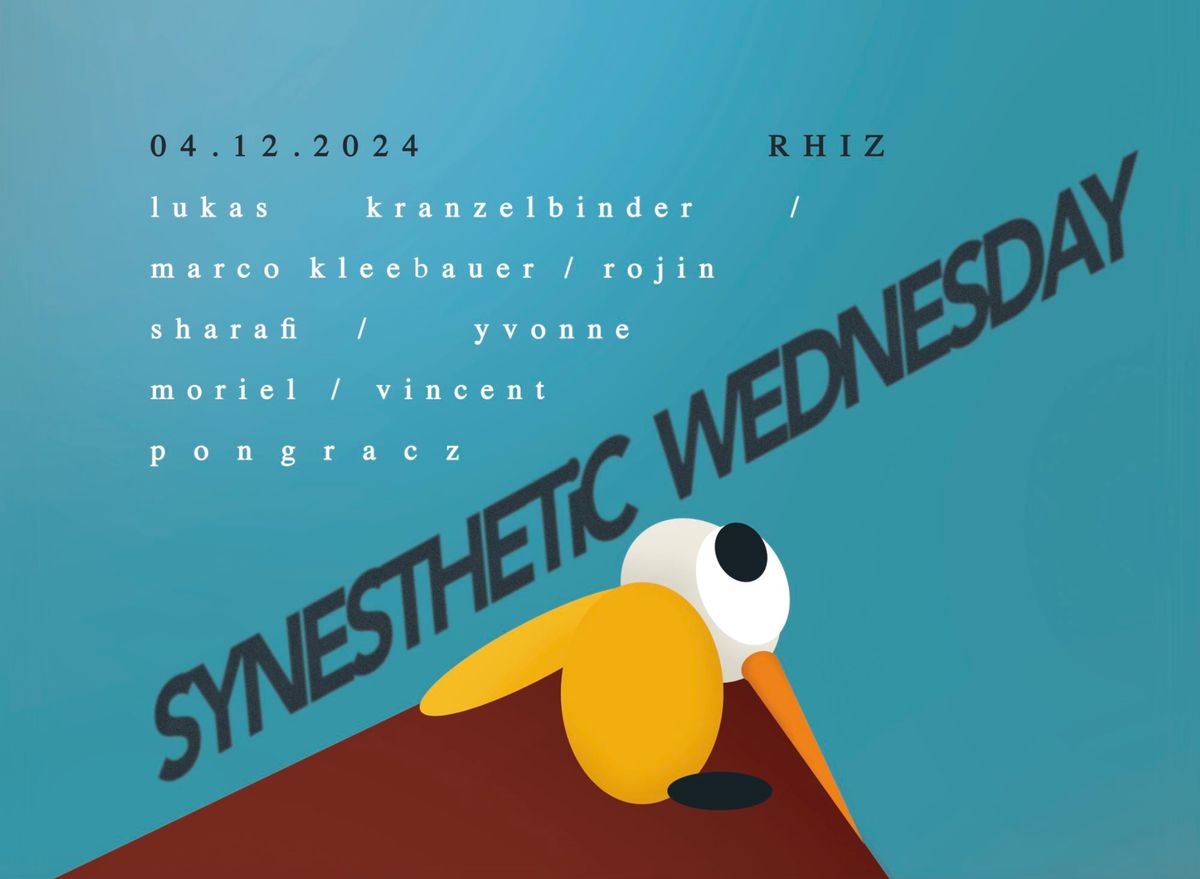 Synesthetic Wednesday \u2013 Kleebauer \/ Sharafi \/ Karnzelbinder \/ Moriel \/ Pongracz 