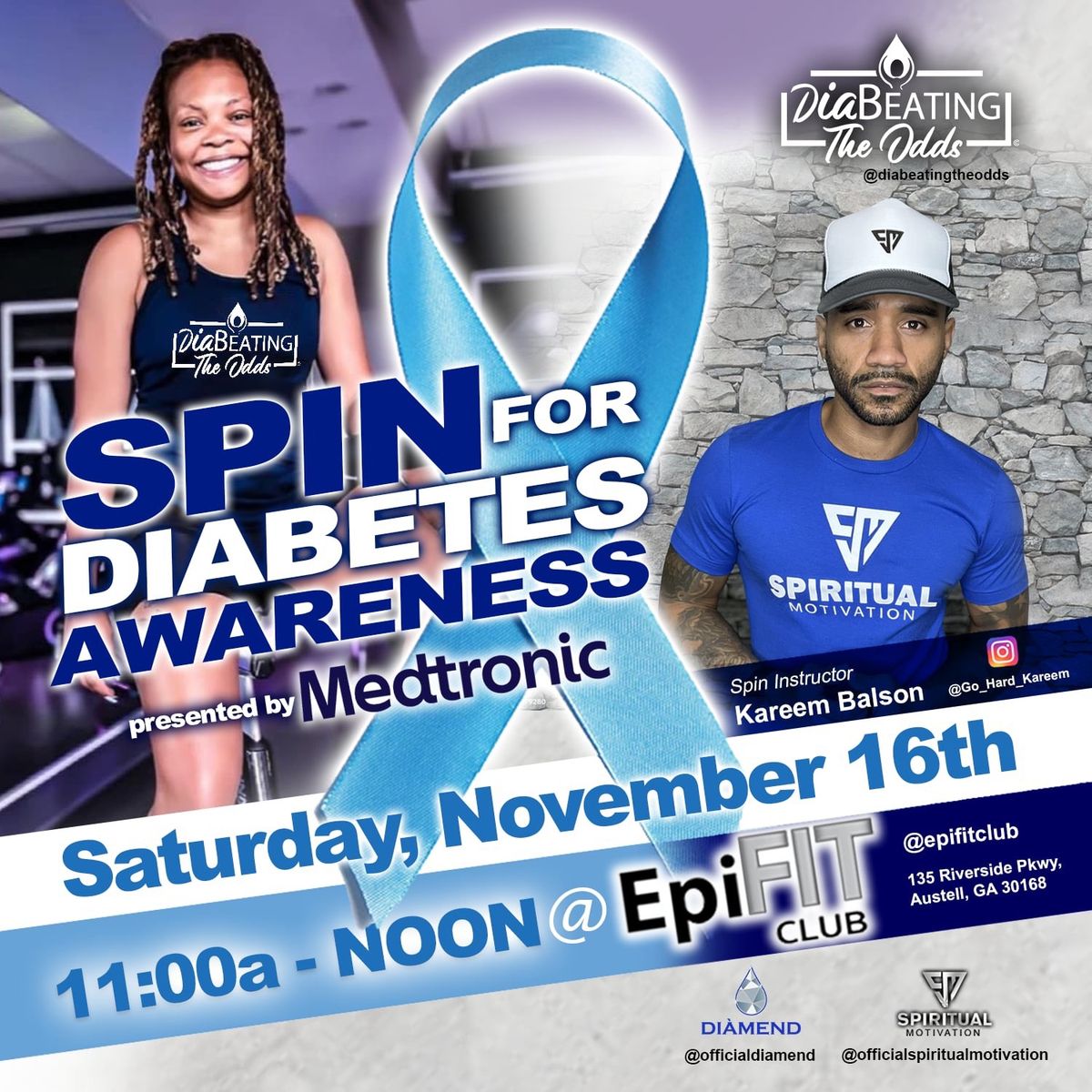 Spin for Diabetes Awareness