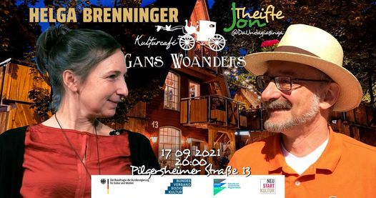 Jon Theifte & Helga Brenninger im Kulturcaf\u00e9 Gans Woanders