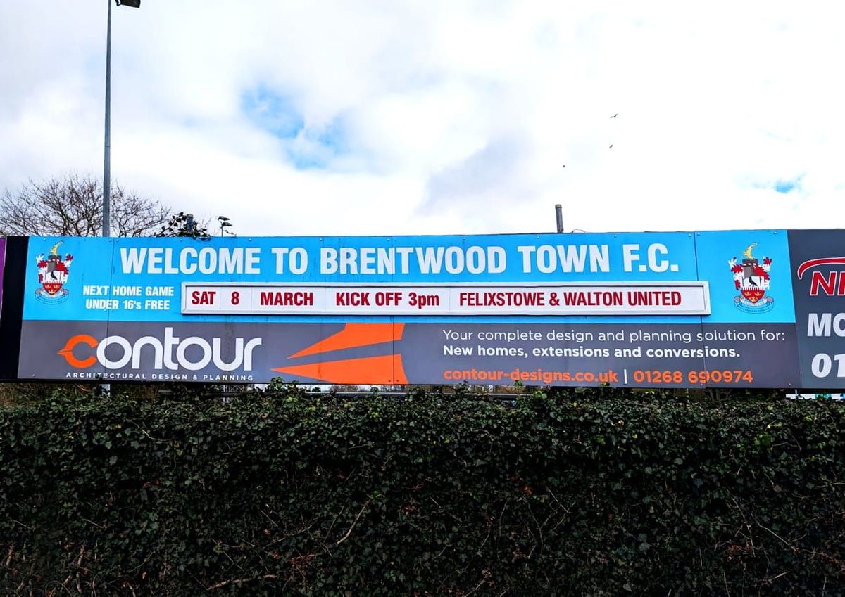 Brentwood Town FC v Felixstowe & Walton United FC