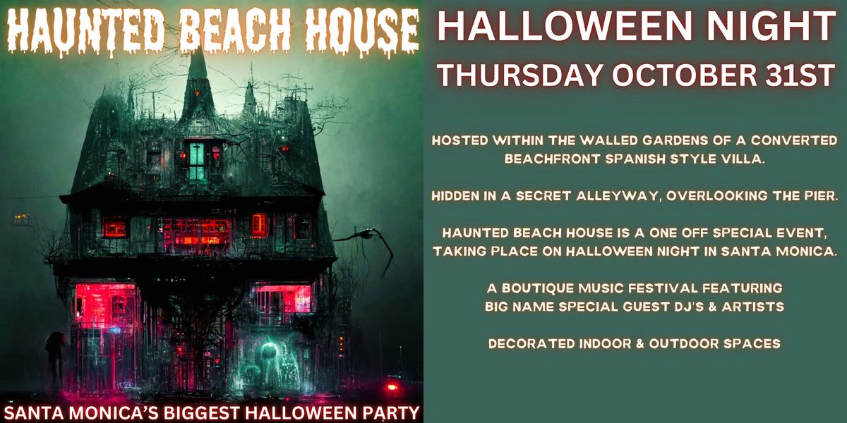 HAUNTED BEACH HOUSE HALLOWEEN NIGHT