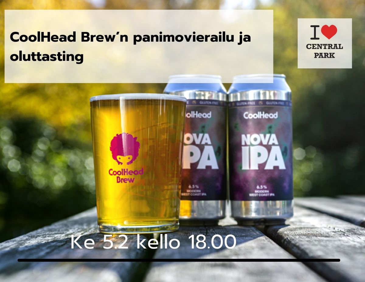 CoolHead Brew\u2019n panimovierailulu ja oluttasting