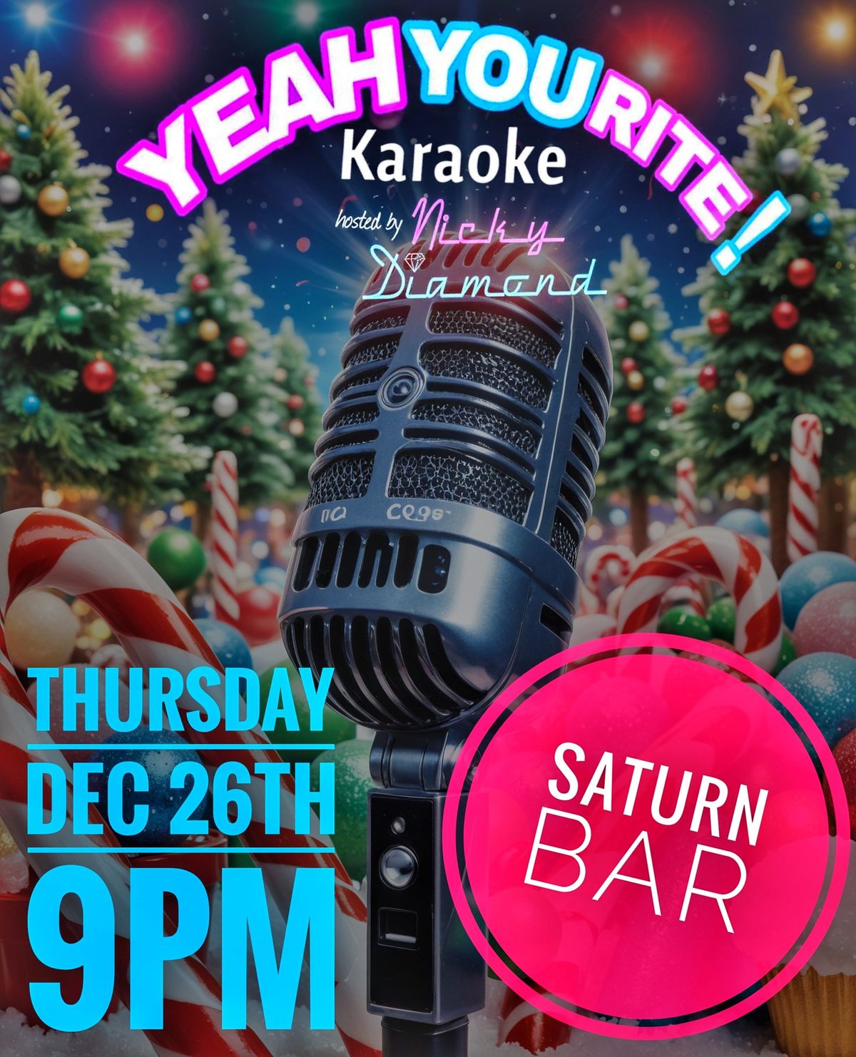 The Annual YEAH YOU RITE! Karaoke Holiday Party