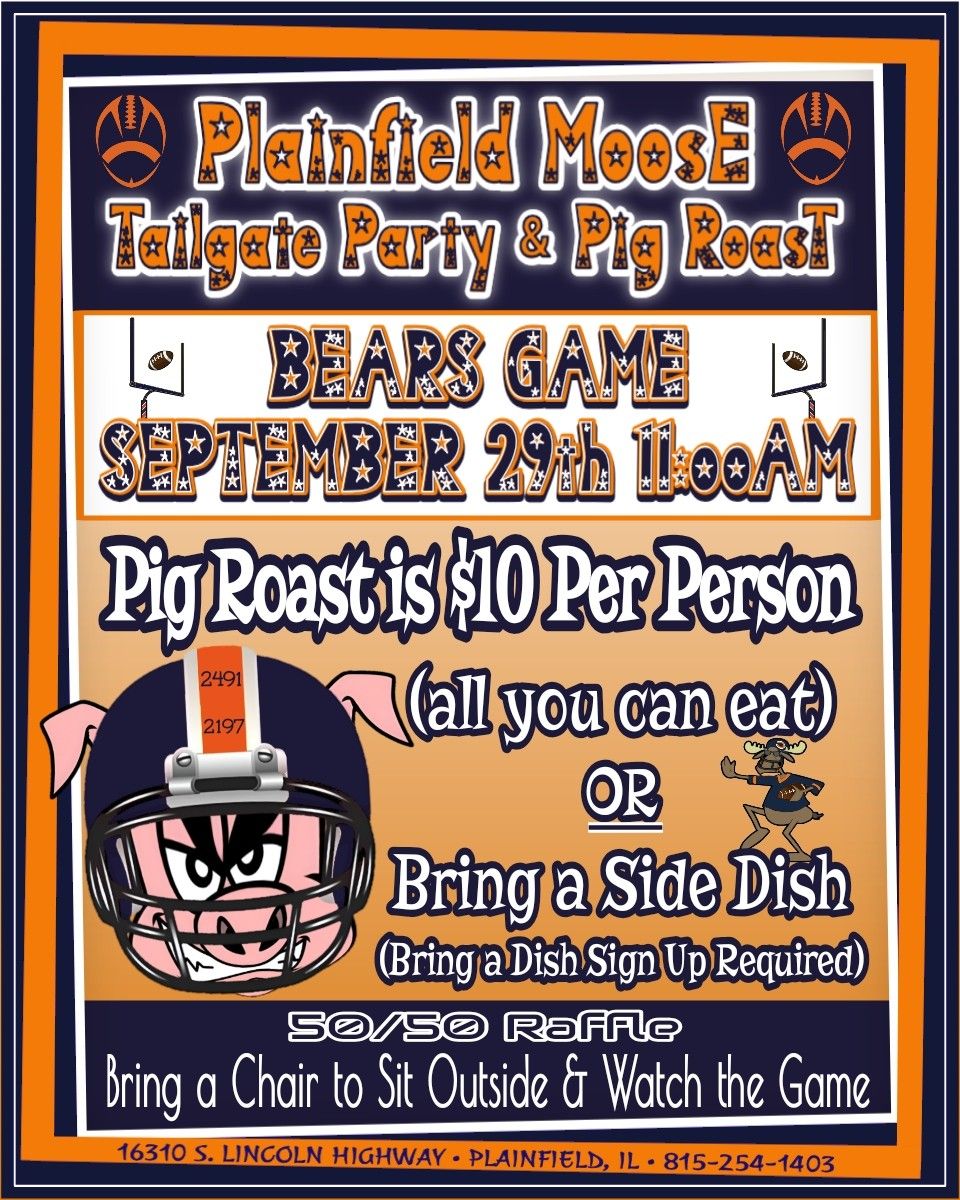 Pig Roast Tailgate Party