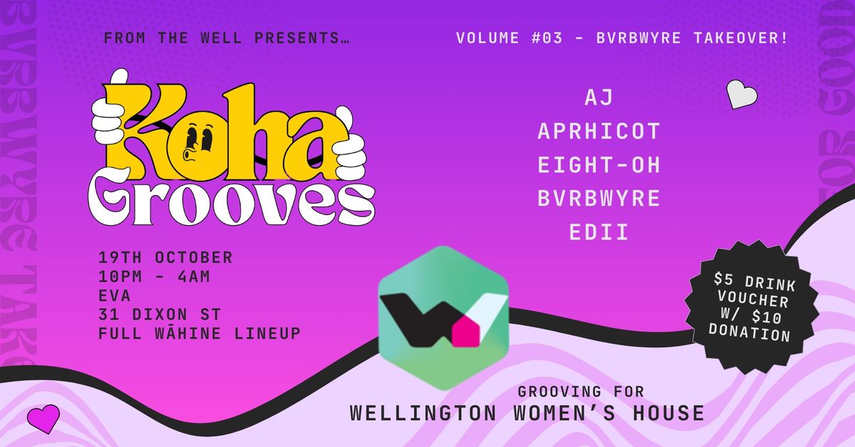 Koha Grooves Vol.3 (BVRBWYRE Takeover) Wellington