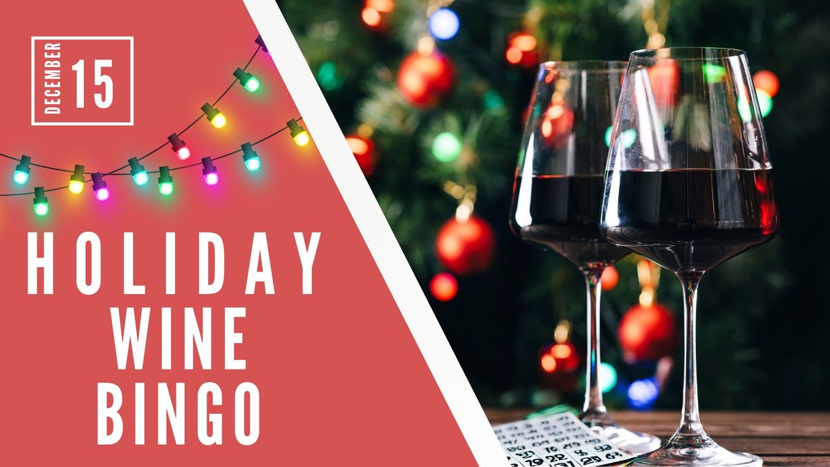 Holiday Wine BINGO