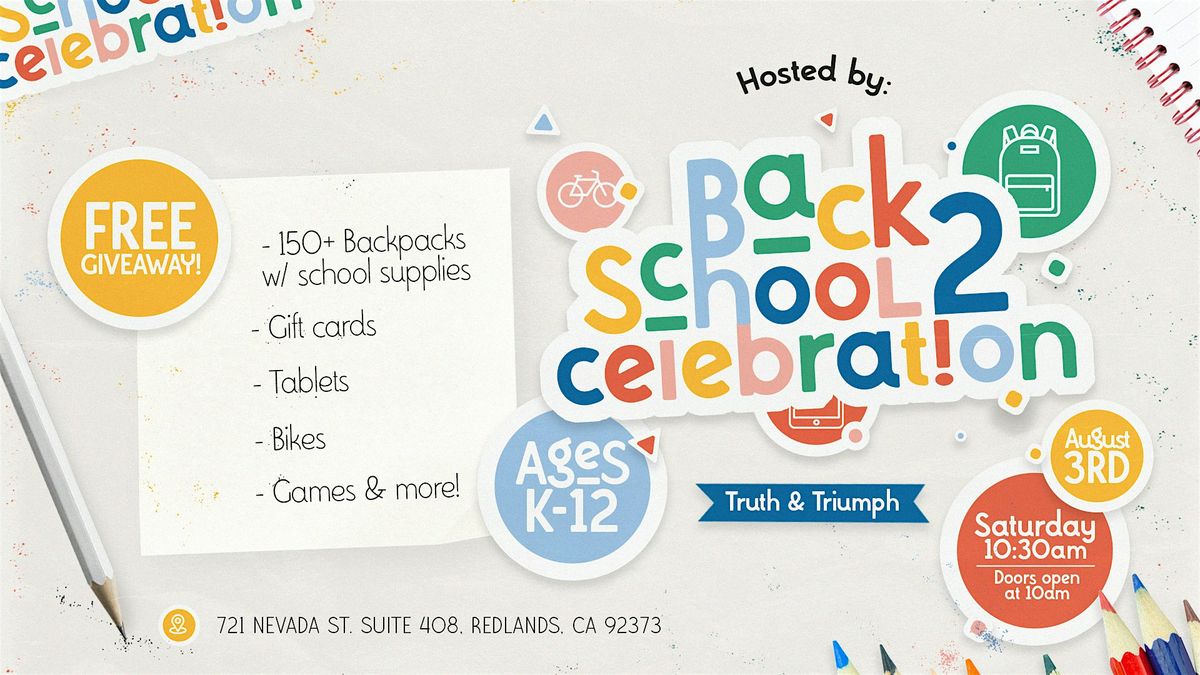 Back To School Celebration