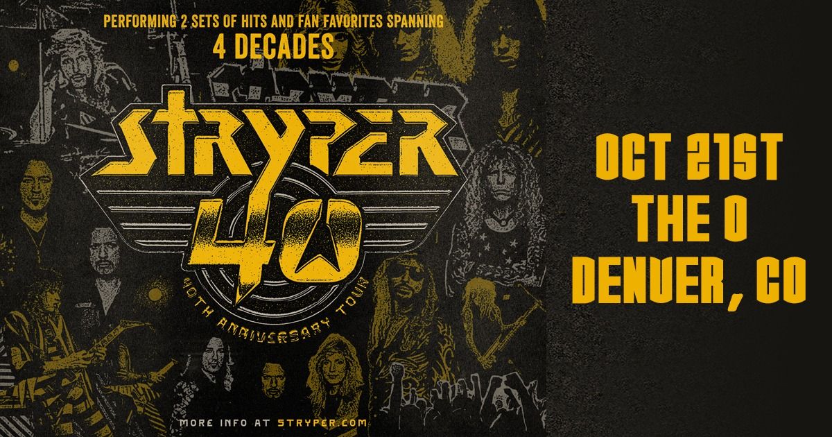 An Evening With Stryper | Denver, CO