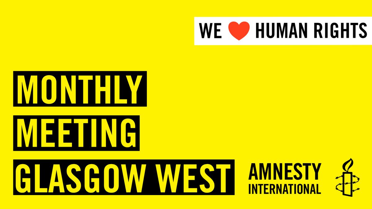 Glasgow Amnesty Group Meeting