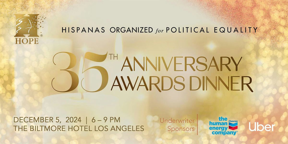 HOPE's 35th Anniversary Awards Dinner