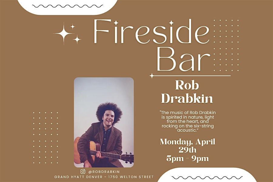 Live Music at Fireside | The Bar- featuring Rob Drabkin