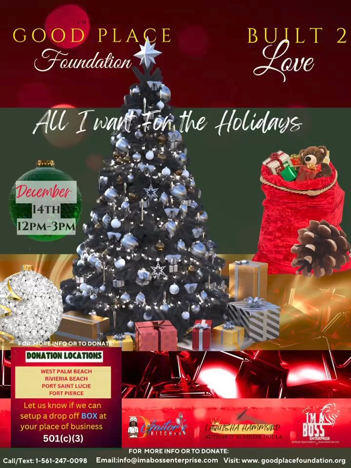 All I want for the Holidays Toy Drive and Caring Community Feeding 