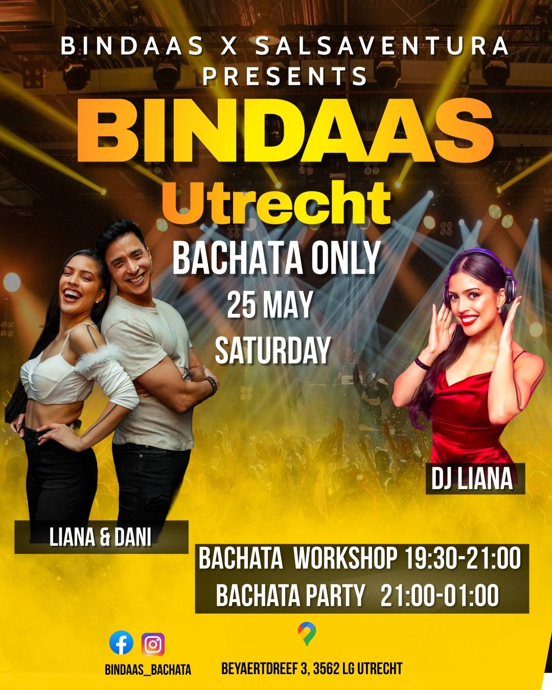 BINDAAS UTRECHT ( Bachata Workshop & Party)