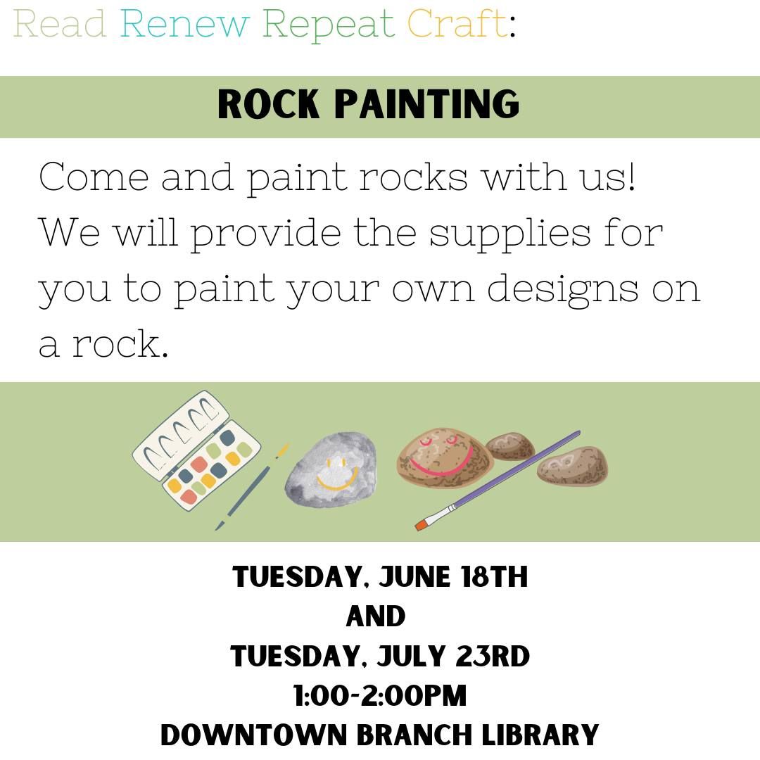 Summer Reading Craft: Rock Painting