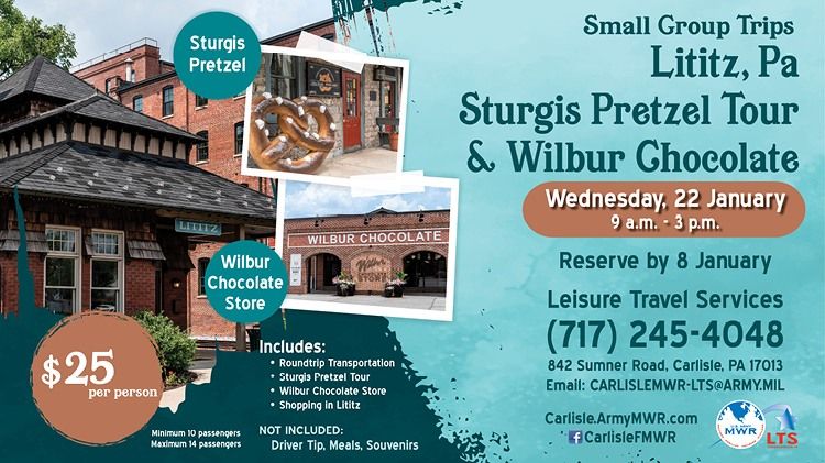 Sturgis Pretzel Tour & Wilbur Chocolate