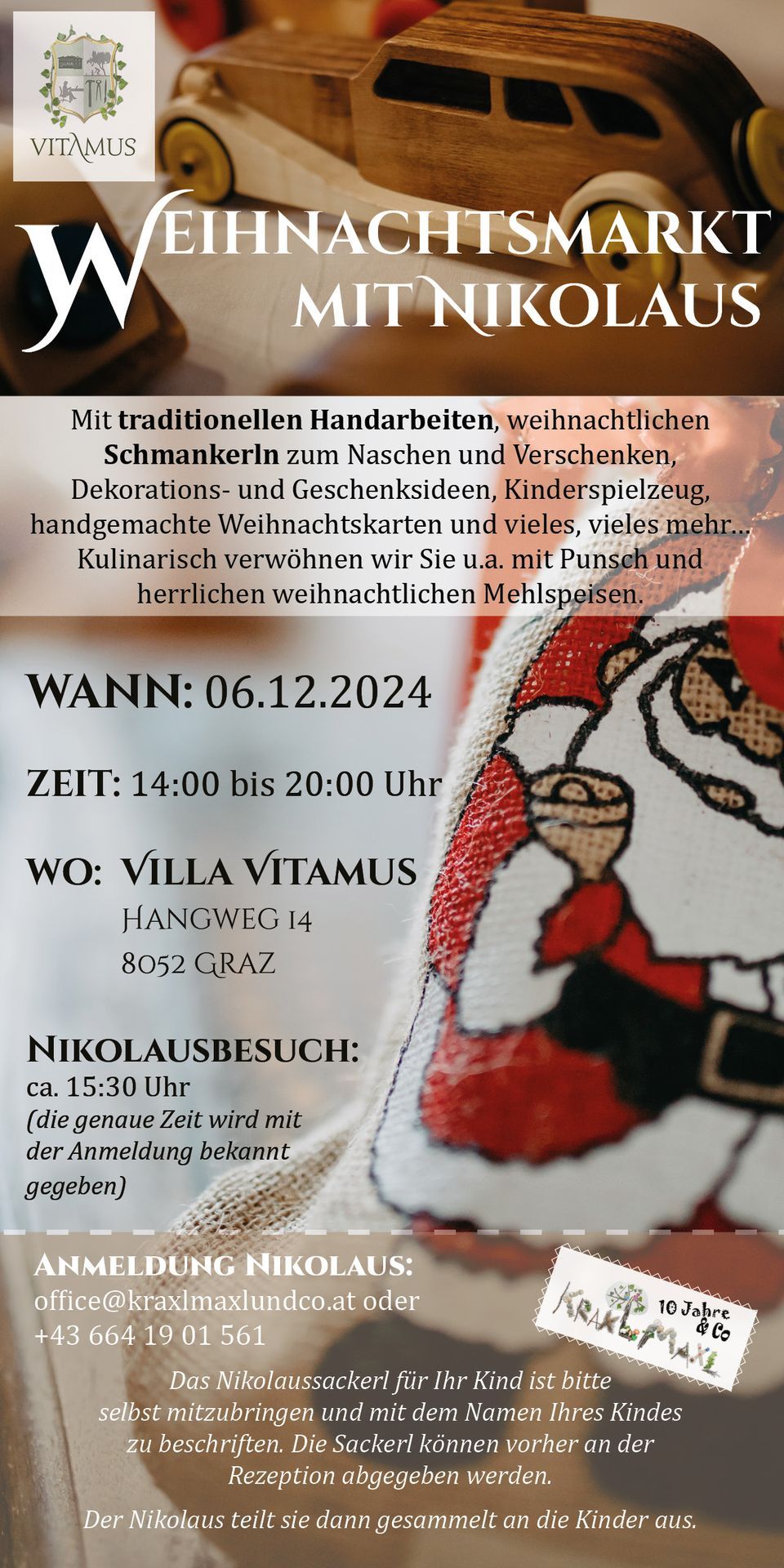 Weihnachtsmarkt mit Nikolaus