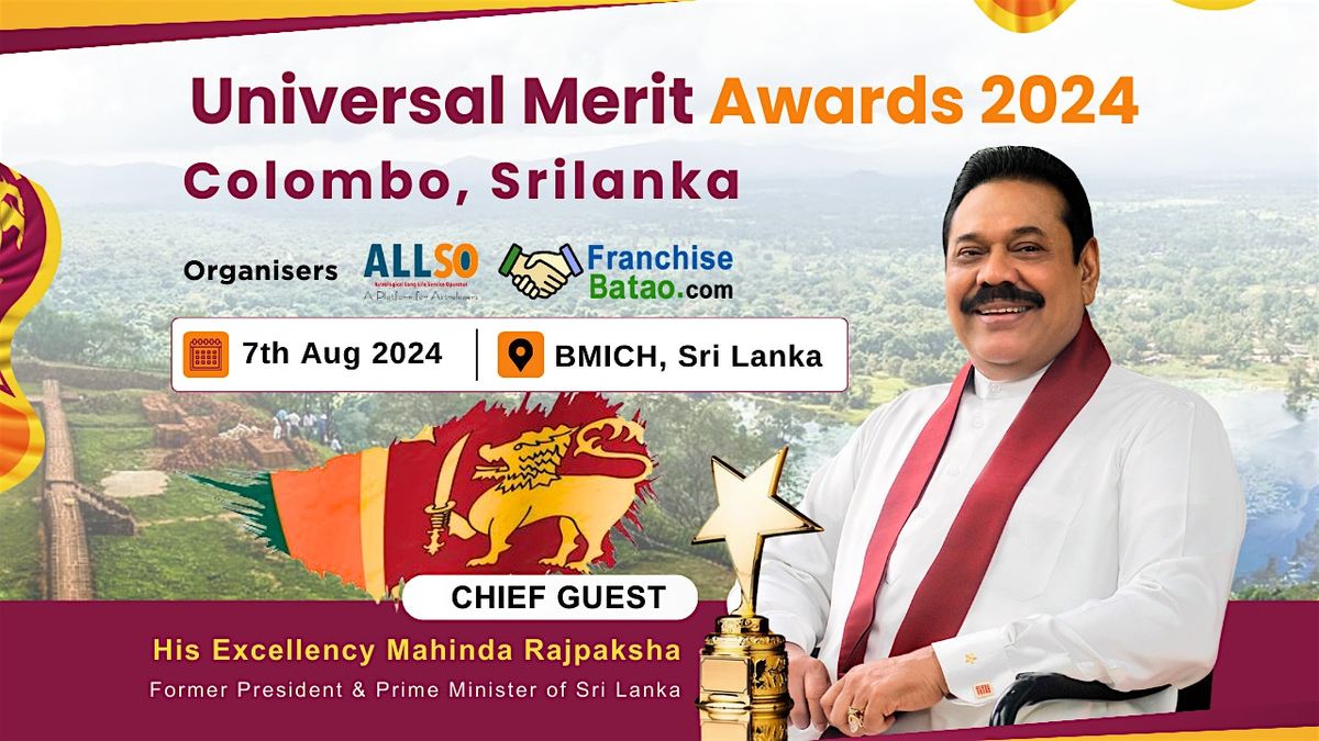 Universal Merit Awards 2024 in Sri Lanka