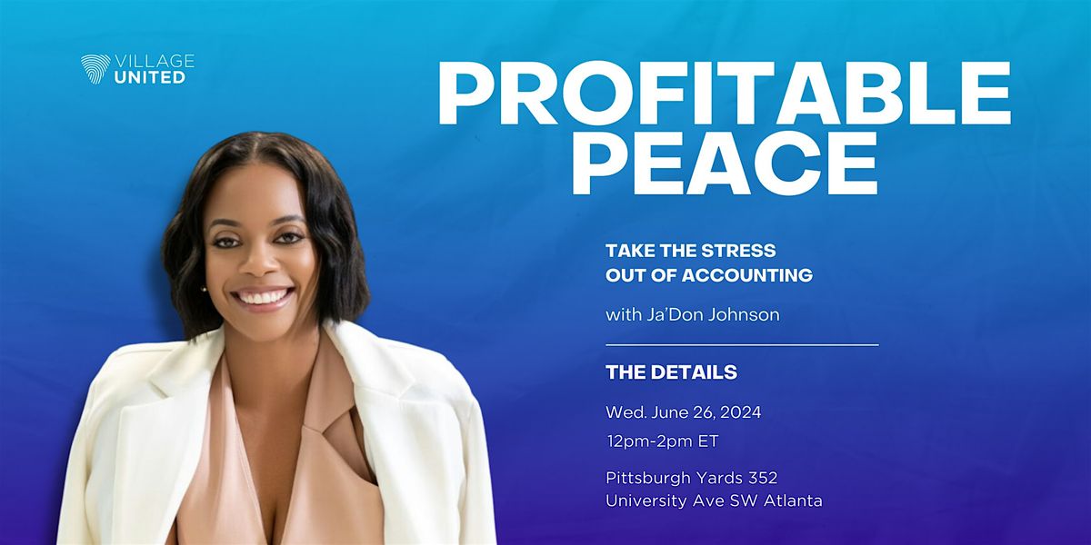 Profitable Peace: Take the Stress out of Accounting
