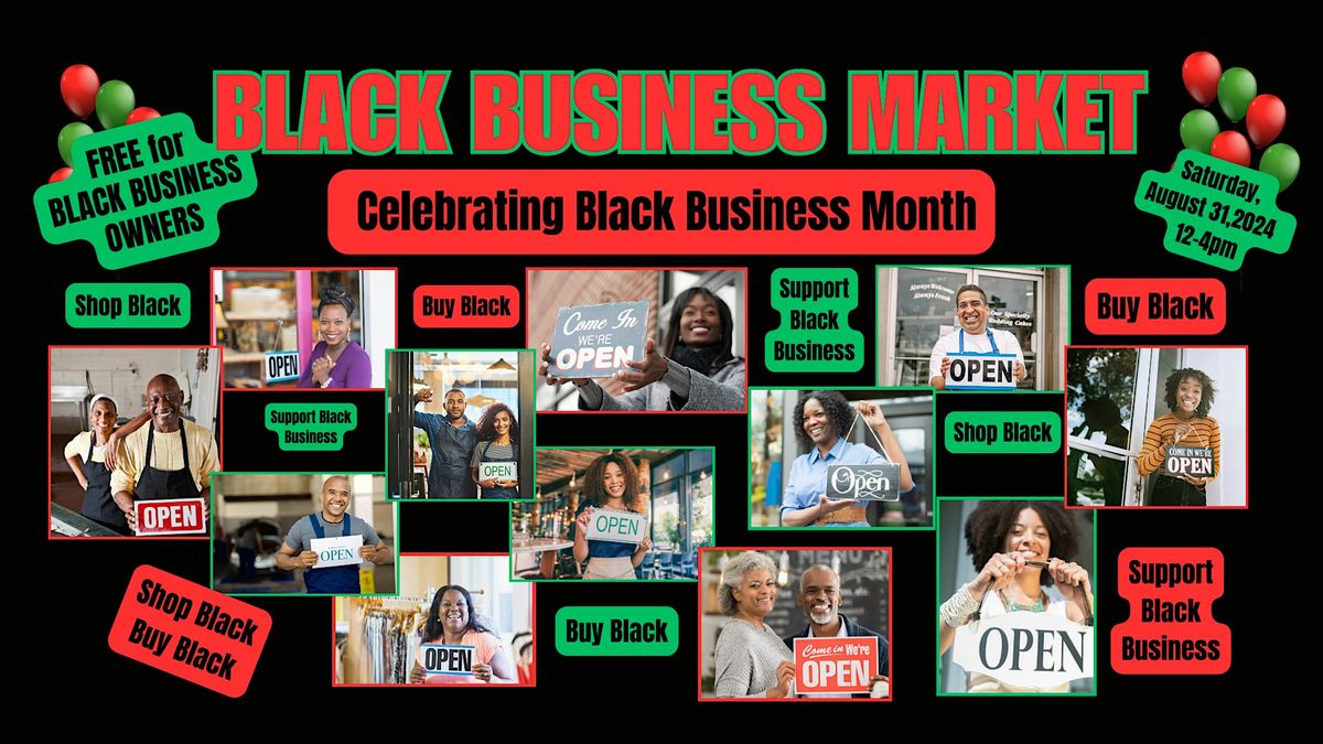 Black Business Market: Black Owned Businesses Shop Black, Buy Black