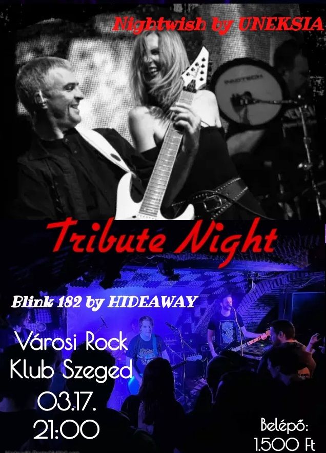 Tribute Night - Nightwish by UNEKSIA \/\/ Blink 182 by HIDEAWAY