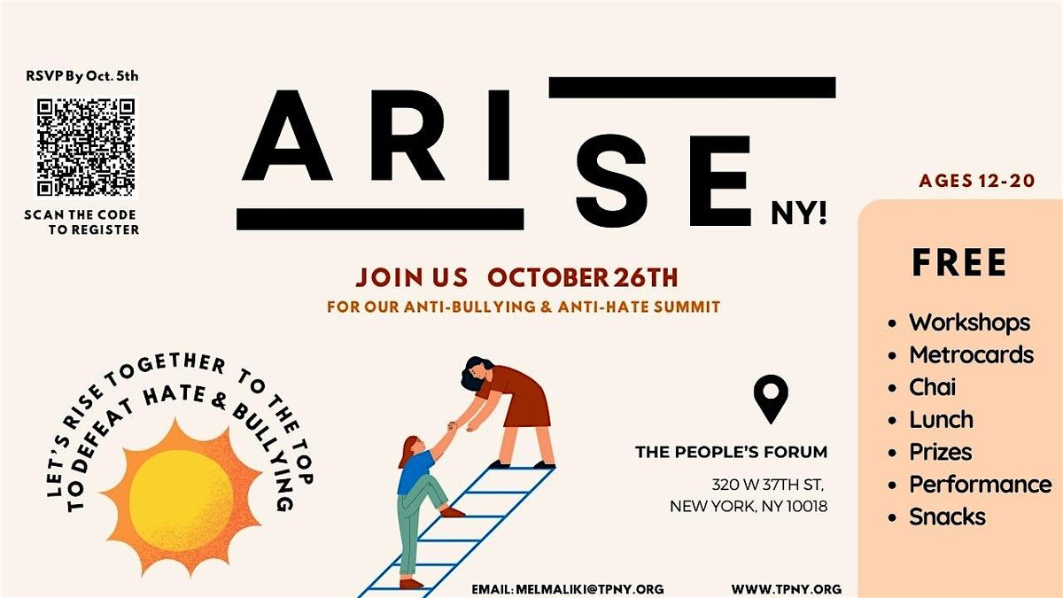 ARISE NY! Anti-Bullying Youth Summit