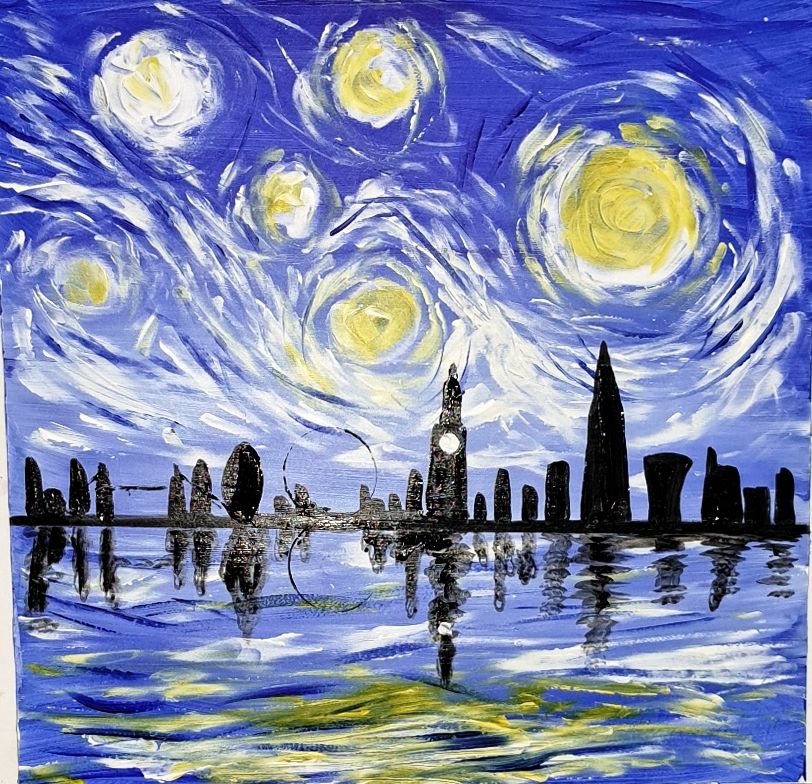 Paint & Sip Nite @ The High Field Birmingham. everything provided no exp needed. free glass of wine