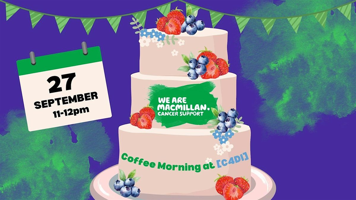 Macmillan Charity Coffee Morning