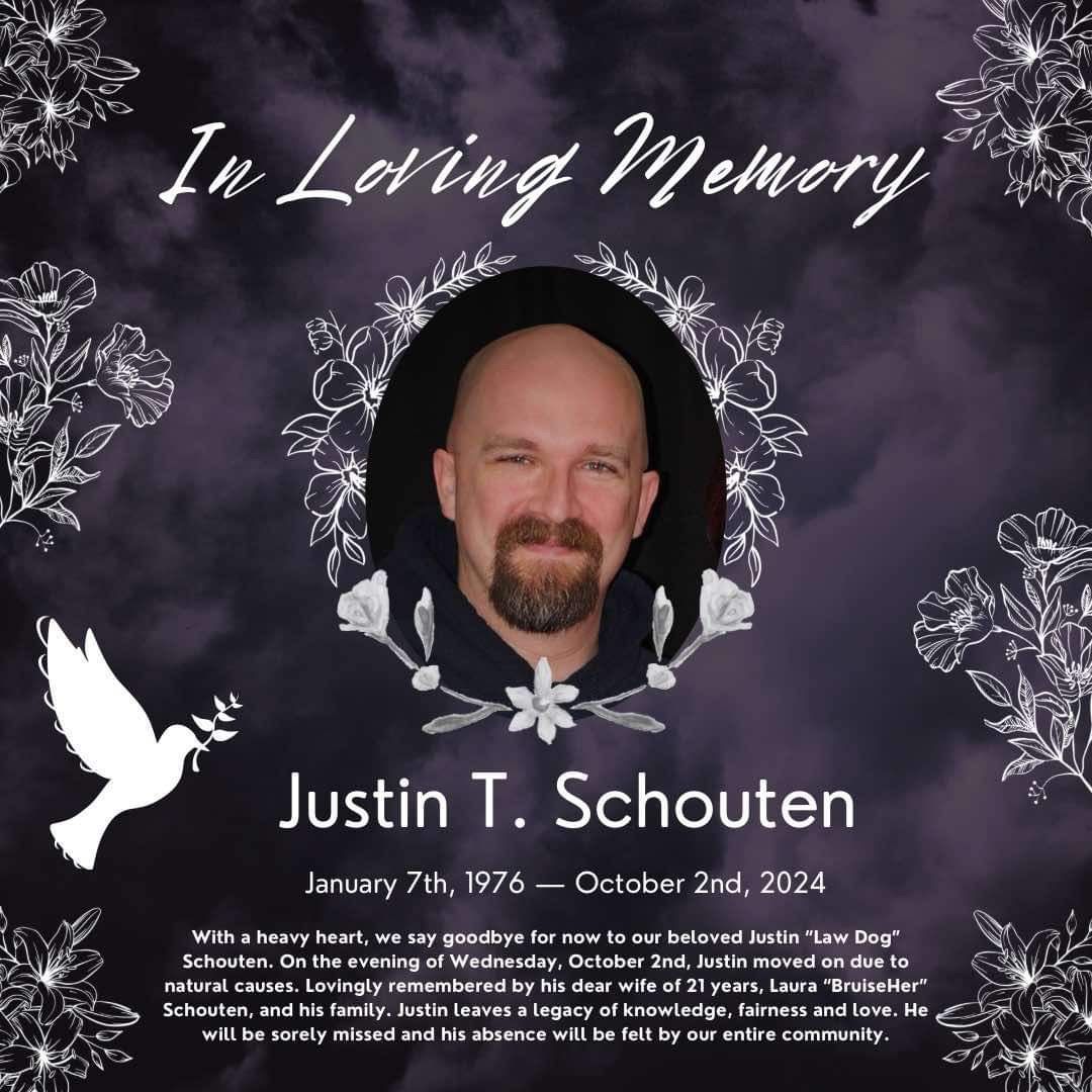 Justin \u201cLaw Dog\u201d Schouten Celebration of Life 