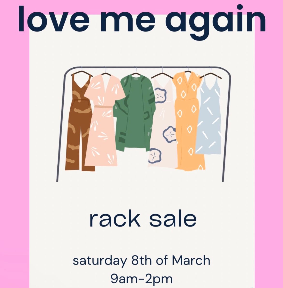 Love me again-monthly rack sale