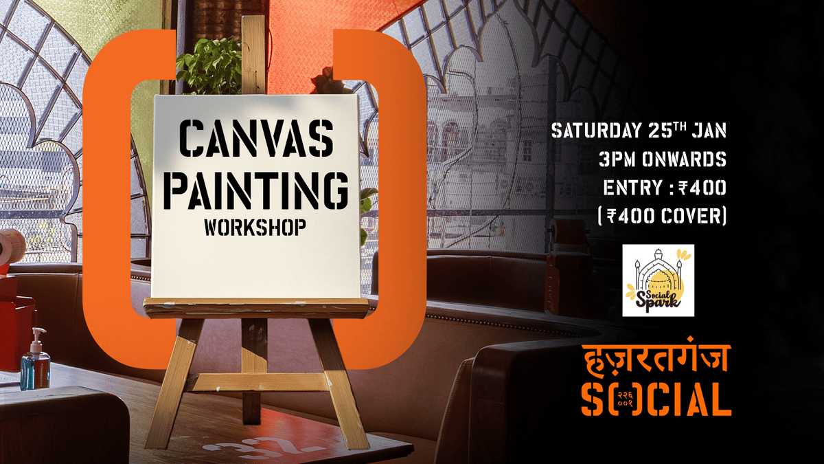 Canvas Painting : Social Spark x Hazratganj Social