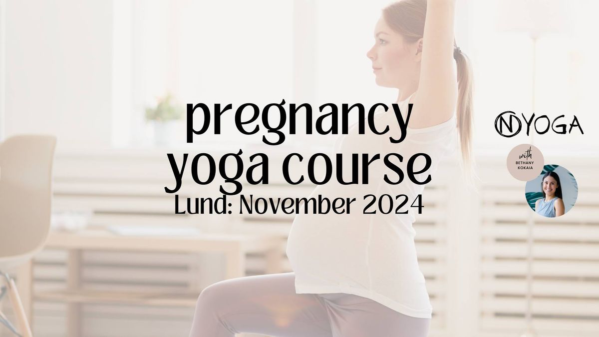 Pregnancy Yoga Lund: 4-Week Course on Fridays at 16:00