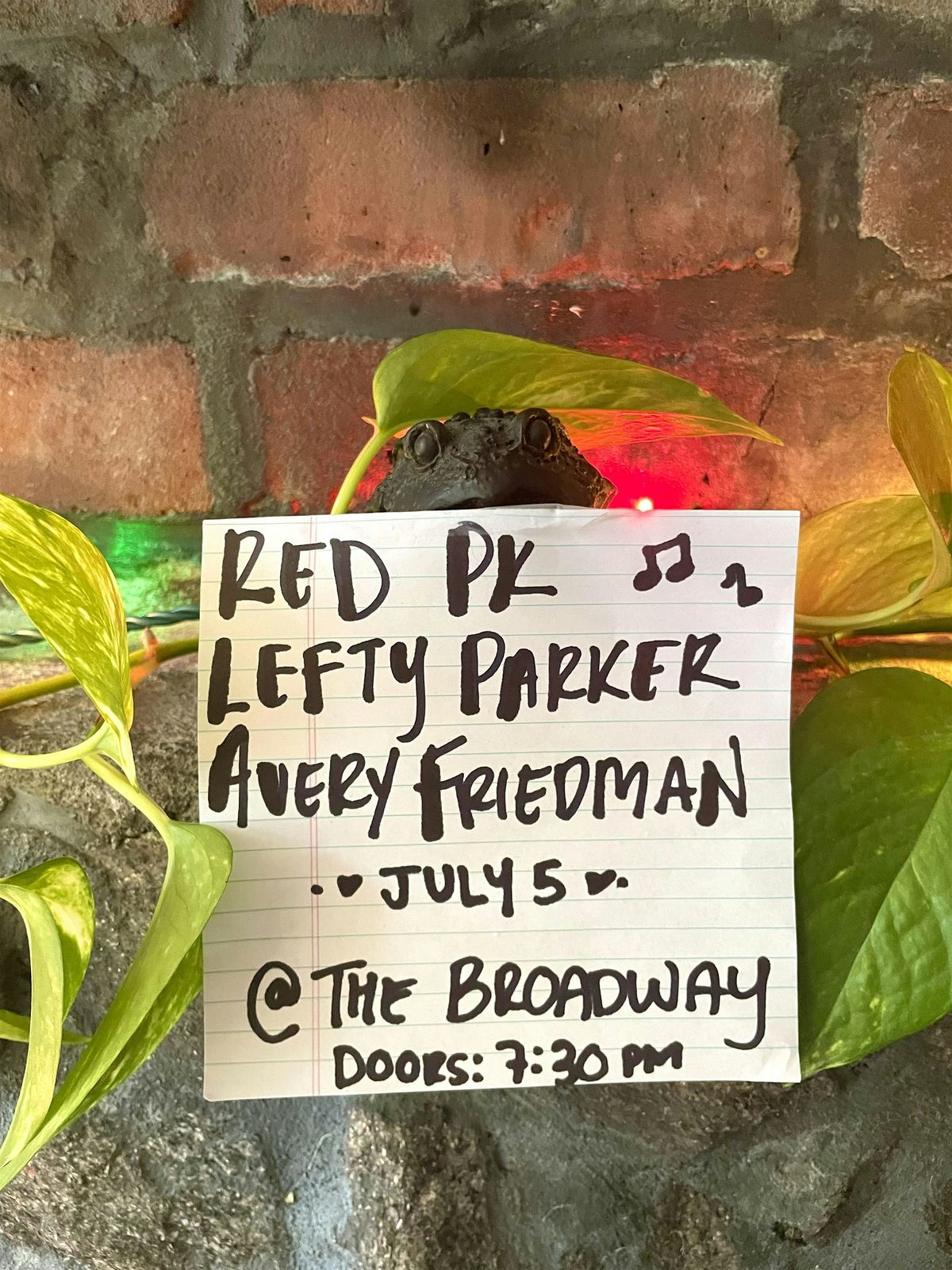 Avery Friedman w\/ Lefty Parker + Red PK