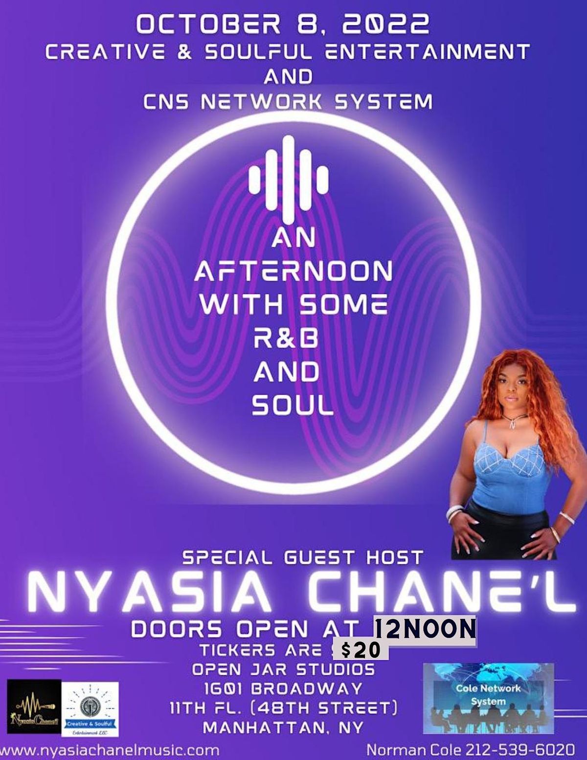 An Afternoon with R&B n Soul Hosted by Nyasia Chane'l