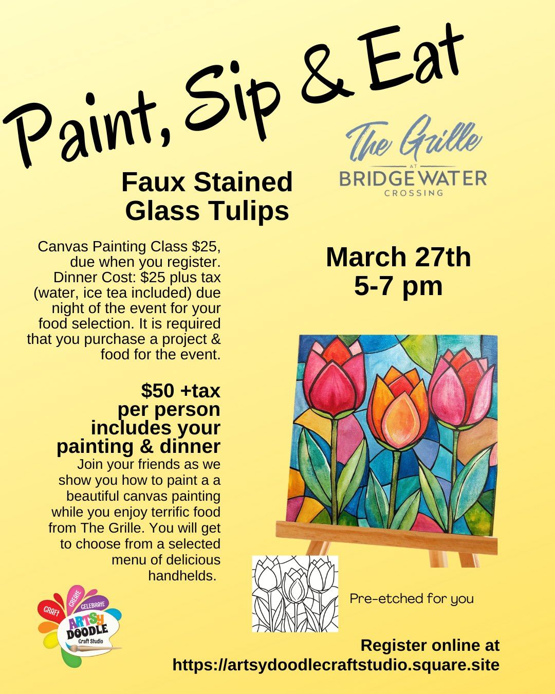 Paint, Sip & Eat