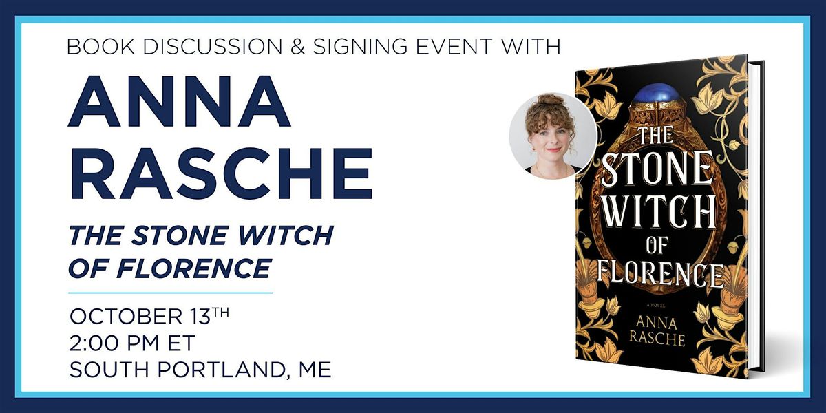 A Special Event with Debut Author, Anna Rasche