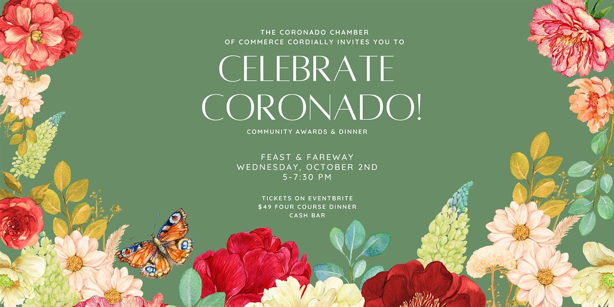 Celebrate Coronado! Community Awards & Dinner