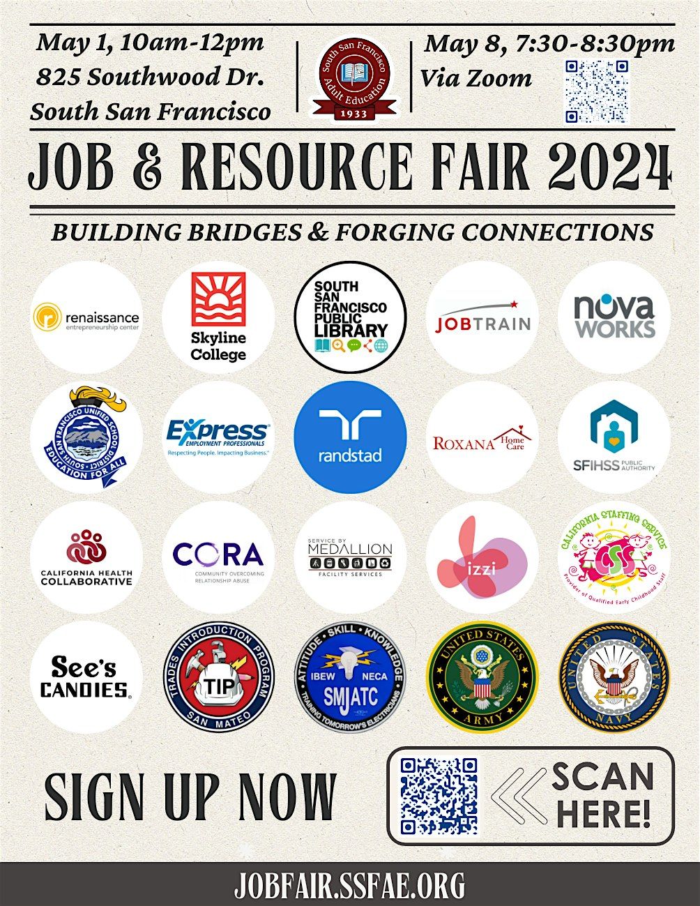 SSF Adult Education 2024 Job & Resource Fair