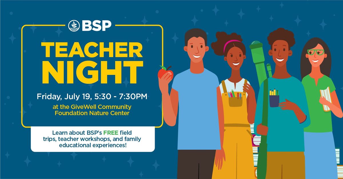 Teacher Night at BSP