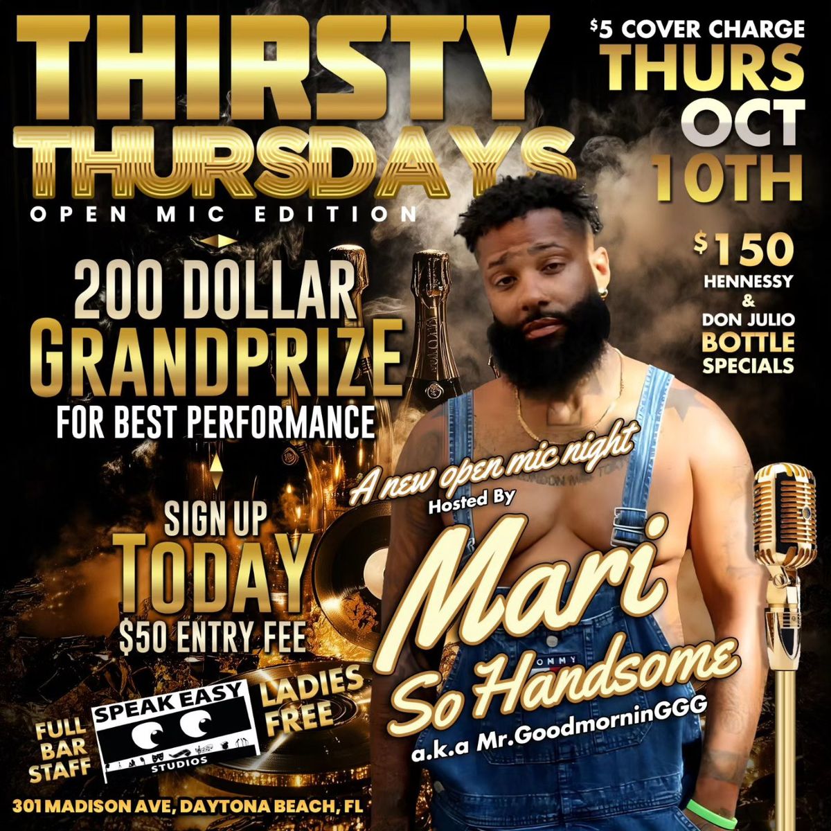 Thirsty Thursdays Open Mic Edition