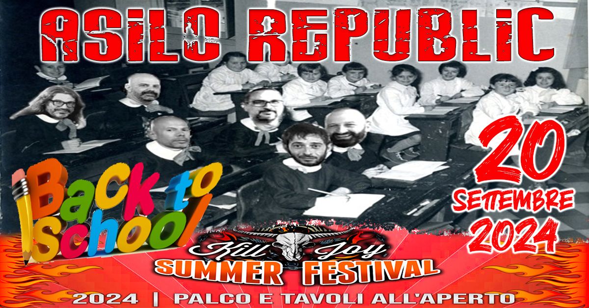 ASILO REPUBLIC "\ud834\udd21A\ua5f2K T\u233e \ua5dfC\u29e6O\u233eL" 20 SETTEMBRE'24 @K*ll JOY