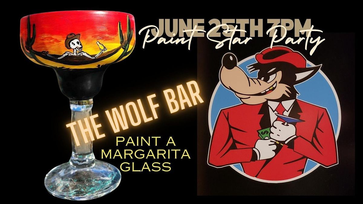 Paint a Summer Sippin MARGARITA GLASS at THE WOLF in Maple Ridge